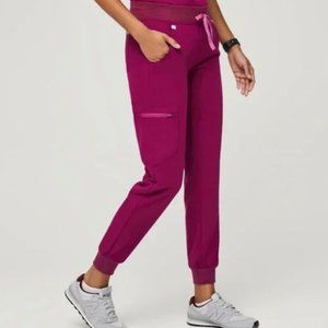 FIGS limited edition Magenta Jogger Scrub
